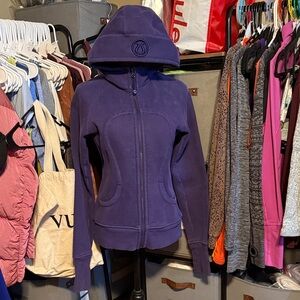 Lululemon Full Zip Scuba Hoodie Sz 8 Purple
